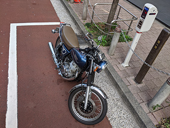 バイクも利用できます！