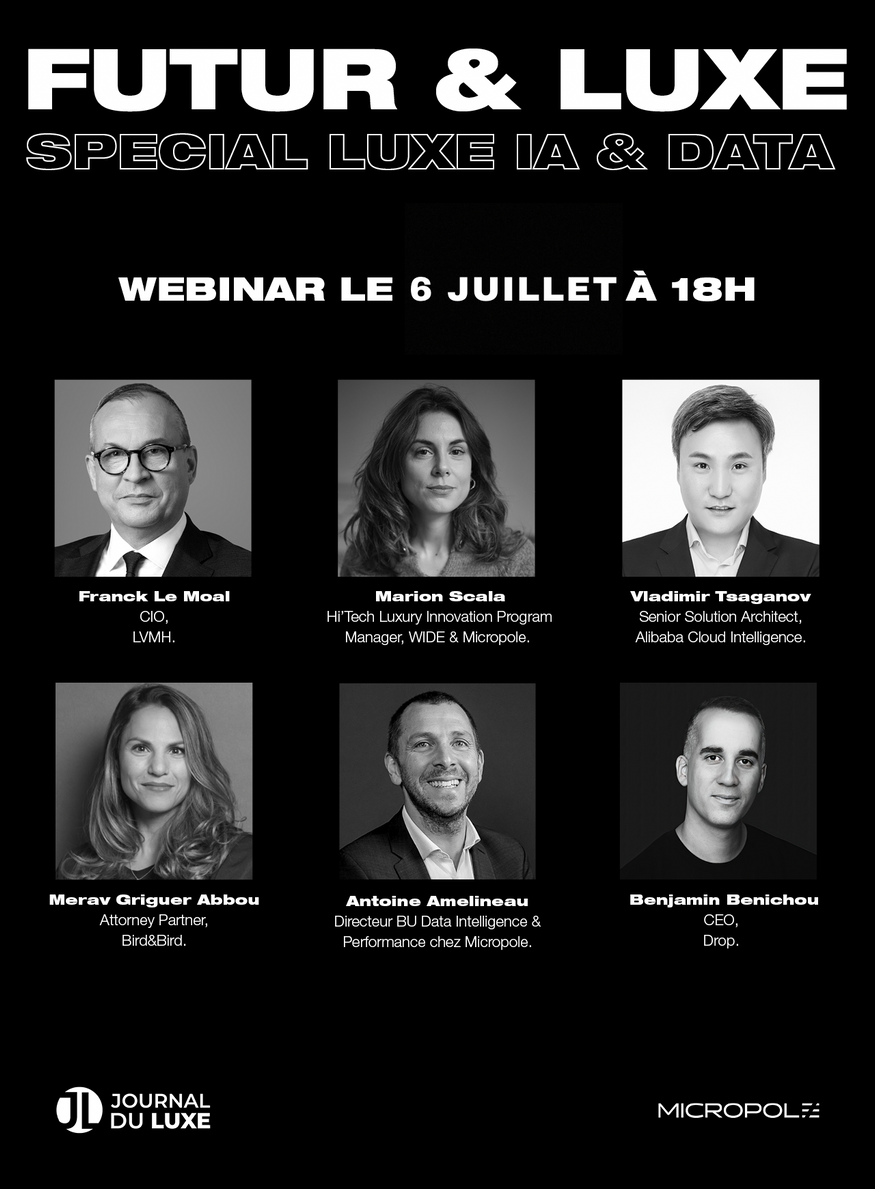 webinar ia data journal du luxe