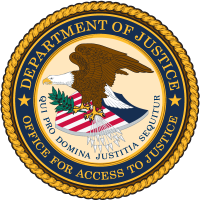 Department of Justice, Office for Access to Justice seal