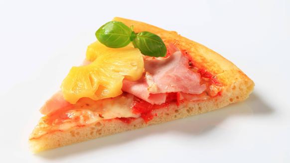 Klassiker: die fruchtige Pizza Hawaii. Sie rangiert in Untersuchungen immer wieder in den Top 5. 