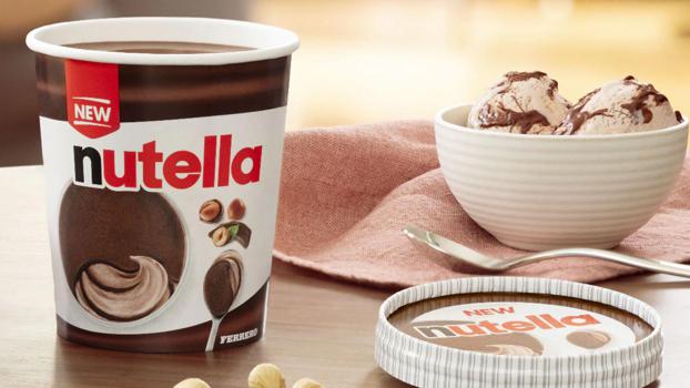 Nutella Eis supermarkt