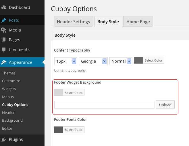 Cubby wordpress theme