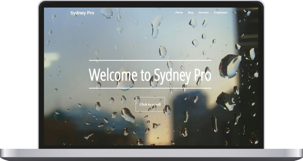 one page wordpress themes sydney