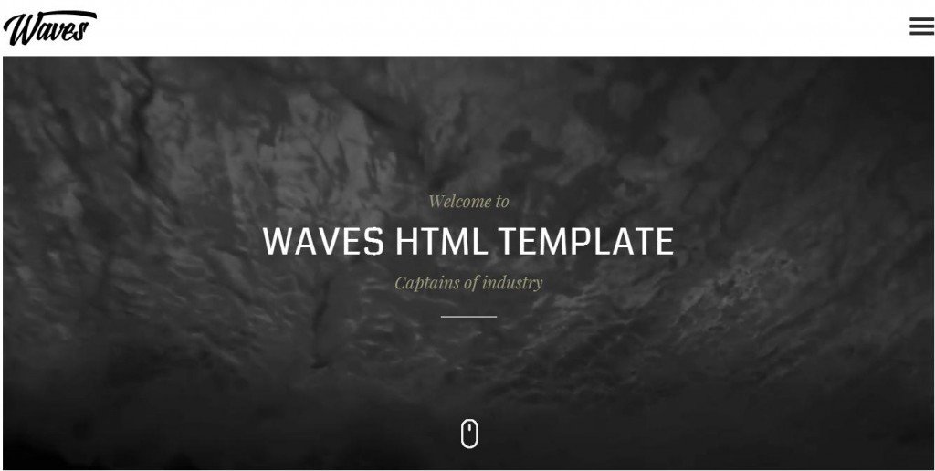 one page wordpress themes wave