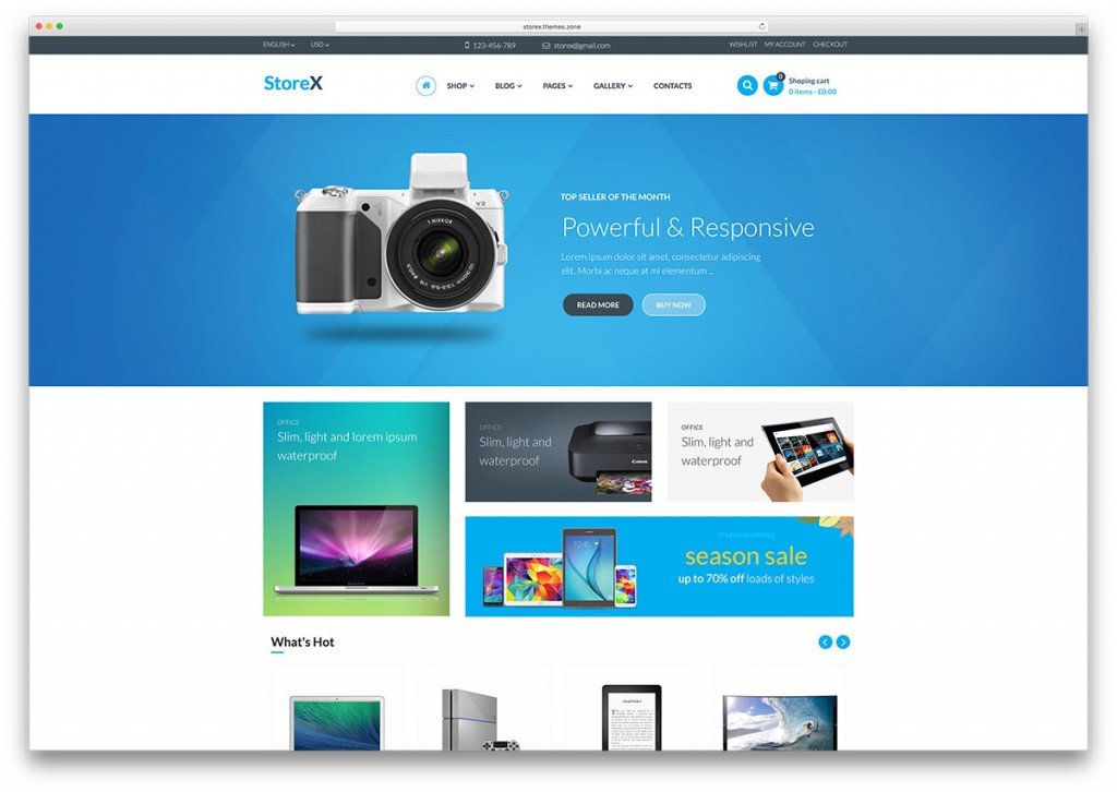 ecommerce wordpress themes storex