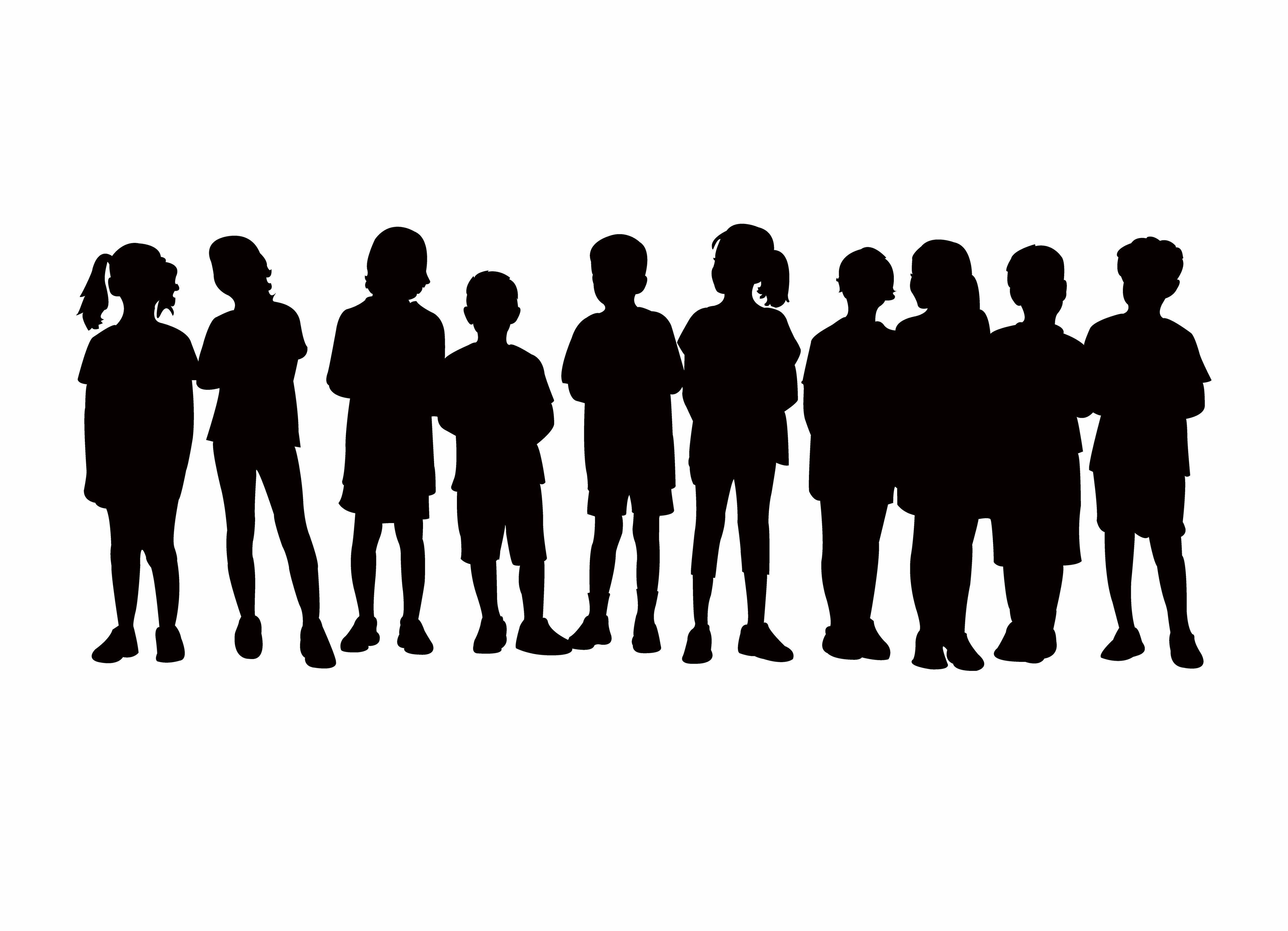 silhouette of a group of children | Image credit: ©turkishblue stock.adobe.com