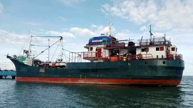 Philippine coastal cargo ship