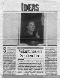 Volantines en septiembre