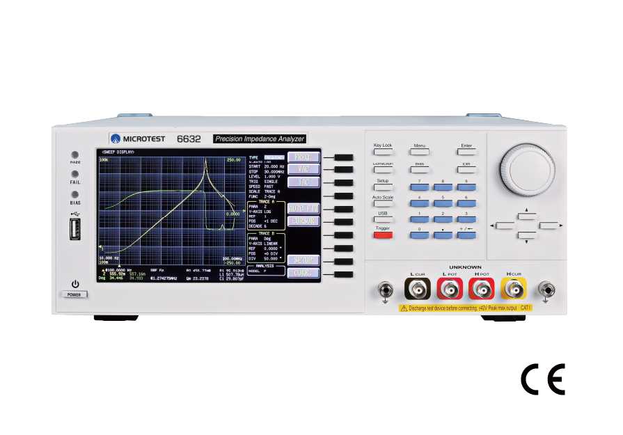 Impedance Analyzer 6632 Series|1/3/5/10/20/30/50MHz