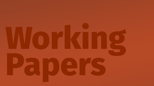 Working Papers