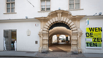 [Translate to English:] Ansicht Fassade Museum für Geschichte 