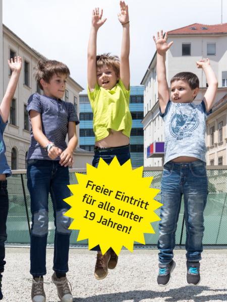 Freier Eintritt für alle unter 19 Jahren! 