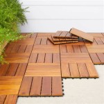 Interlocking Outdoor Patio Tile Flooring