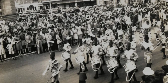 VE Day celebrations, Nairobi, Kenya, 1945