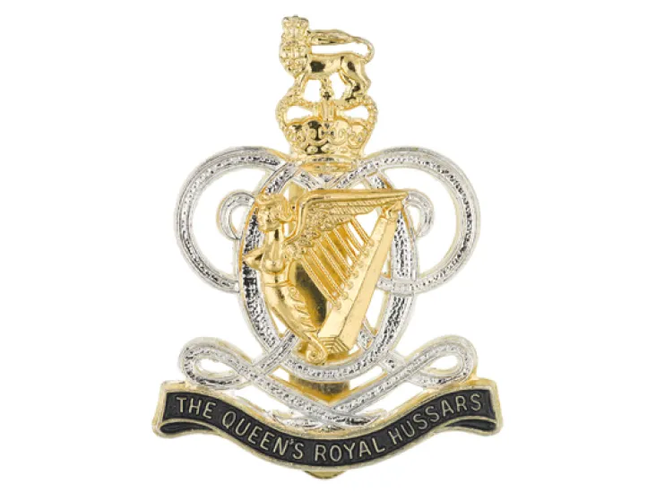 Cap badge, The Queen's Royal Hussars, c1993