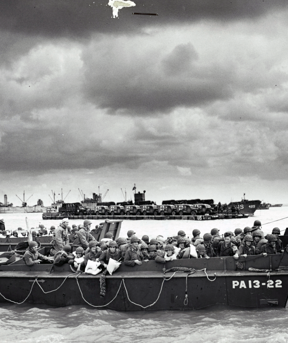 The Invasion Stream Floods the Beaches of France.