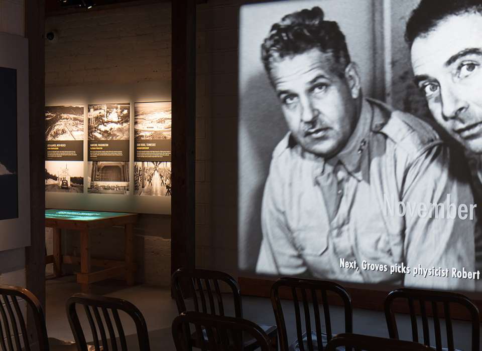 Manhattan Project gallery video, featuring physicist Robert Oppenheimer, Arsenal of Democracy