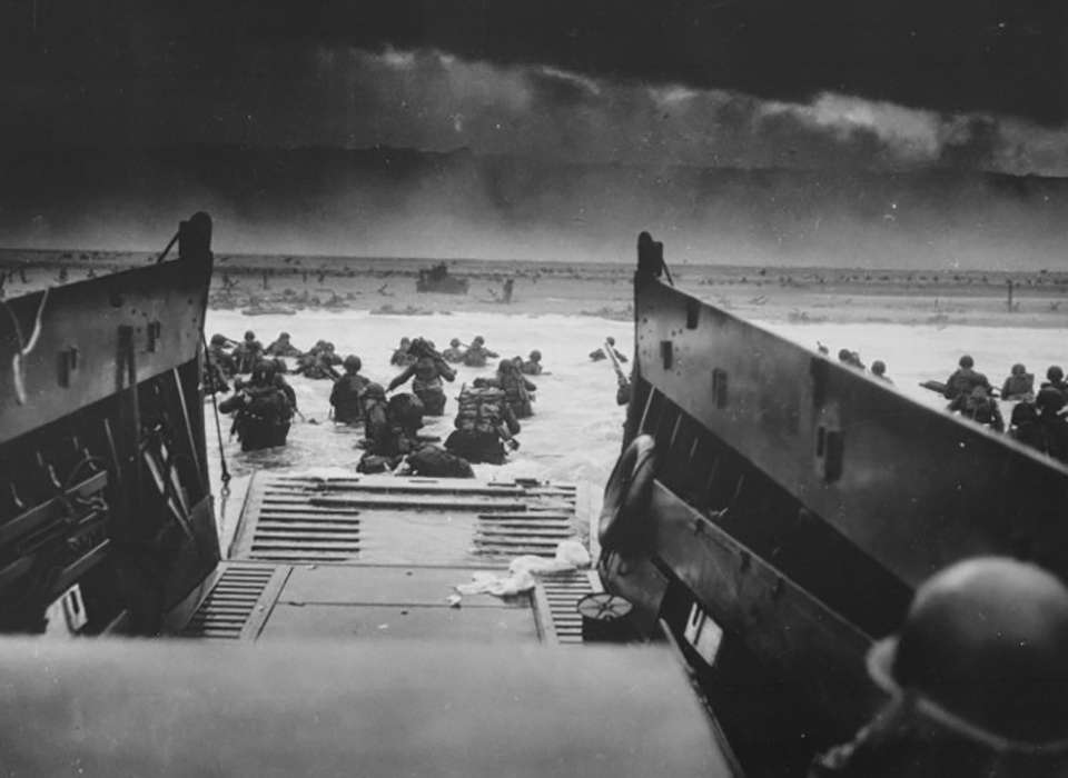 Omaha Beach landing craft courtesy national archive.jpg