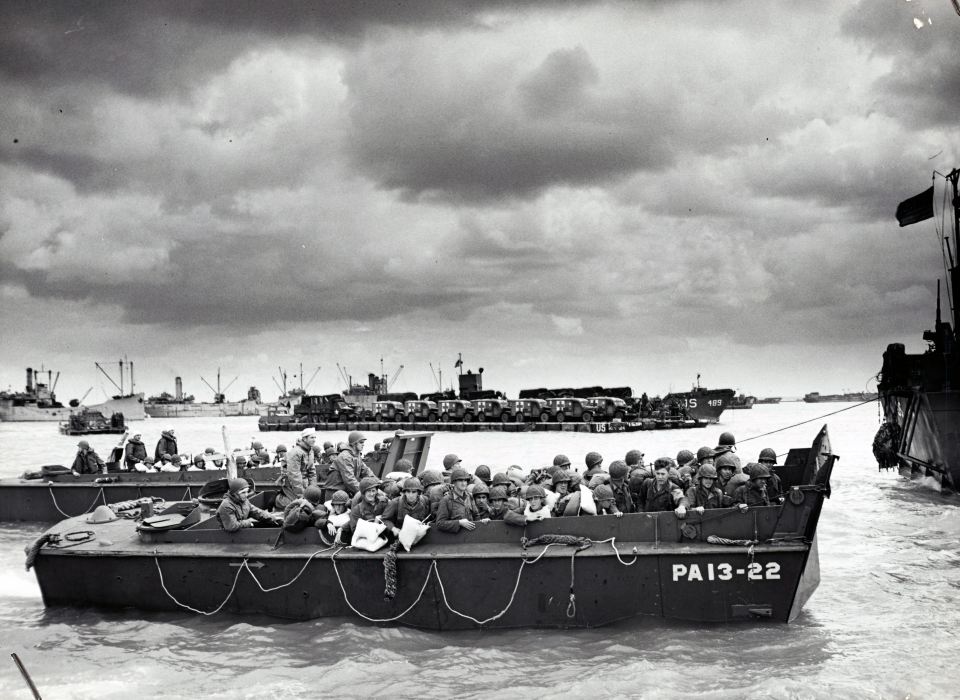 The Invasion Stream Floods the Beaches of France.