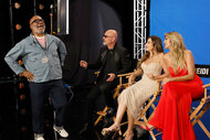 David Alan Grier laughs with the judges of AGT on Season 19 Episode 19