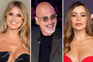 Split of Heidi Klum, Howie Mandel, and Sofia Vergara