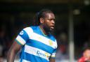 Jay Emmanuel-Thomas in action for Greenock Morton.