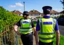 Police officers on patrol