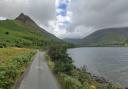 The road that runs alongside Wast Water has been closed