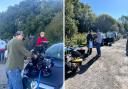 Filmmakers working on A6 layby between Carlisle and Low Hesket