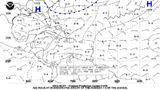 [small image of Atlantic wind/wave forecast]