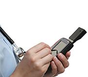 Health Provider using a telehealth device