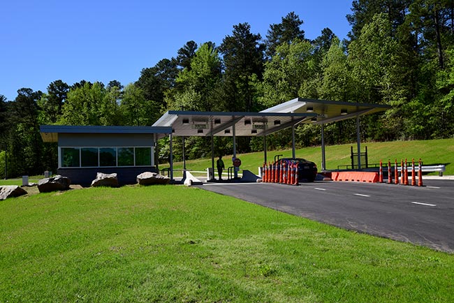 New main gate at NIEHS