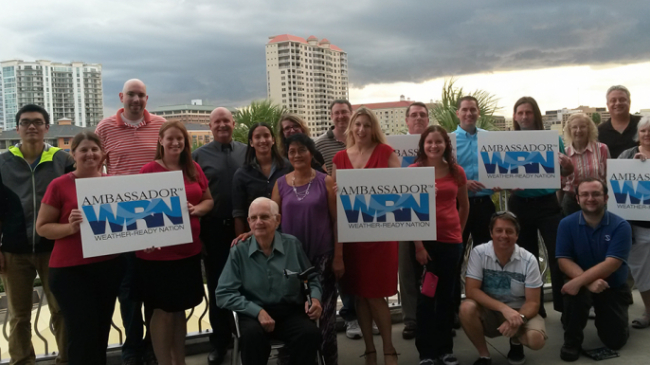 Picture of group of Weather Ready Nation Ambassadors