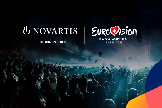 Novartis is an official partner of the Eurovision Song Contest 2025