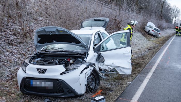 Coburger Land: Unfall im Gegenverkehr auf der B4