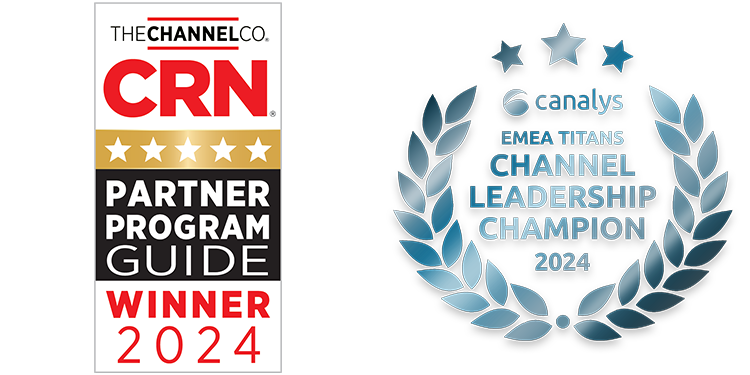 Vencedora do CRN Partner Program Guide de 2023 e do EMEA Channel Champion em 2022