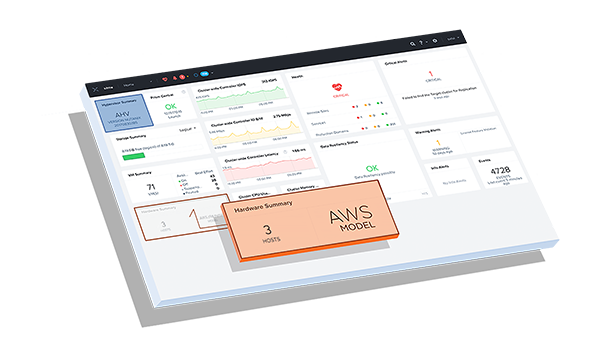 Nutanix UI for Clusters AWS Govcloud