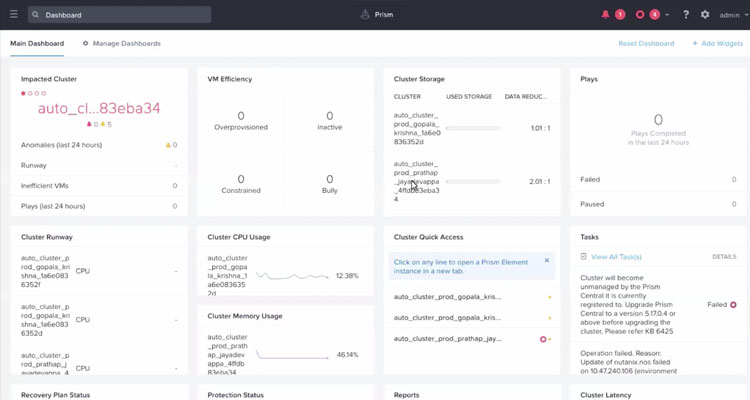 Apresentando o Nutanix Insights: serviço de automação preditiva para integridade e suporte