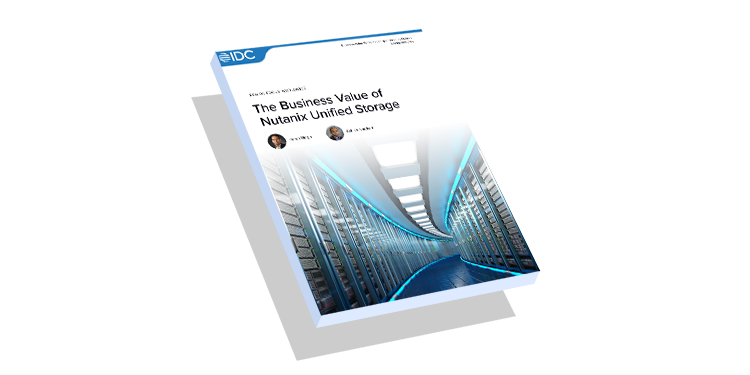 Calcule el valor empresarial de implementar Nutanix Unified Storage, una plataforma de servicios de datos unificados.