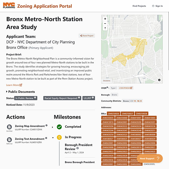 Link to Zoning Application Portal