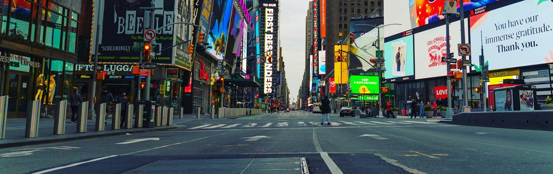 Times Square in New York City