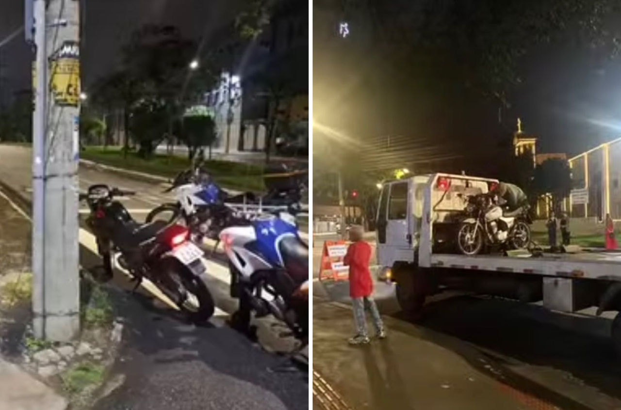 PM realiza operação contra 'rolezinhos de moto' na Grande BH  