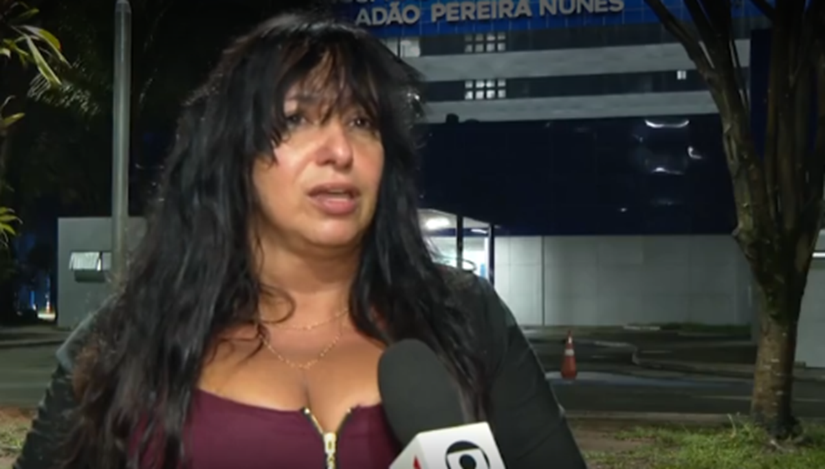 Deyse Rangel, mãe da jovem baleada pela PRF no Rio de Janeiro