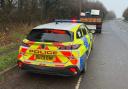 Police seized an unattended vehicle holding rubbish