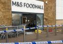 The entrance to the M&S Foodhall in Banbury