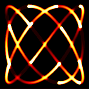 Virtual Particle Flame Image - Copyright Arash Partow