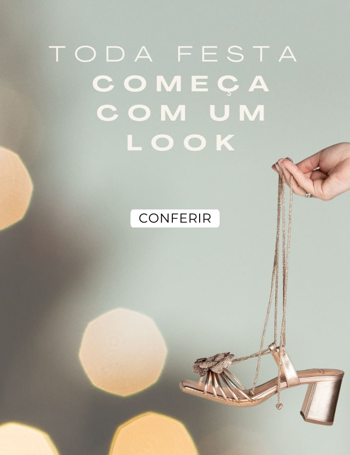 Toda festa começa com um look