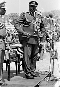 President of Uganda Idi Amin in 1978