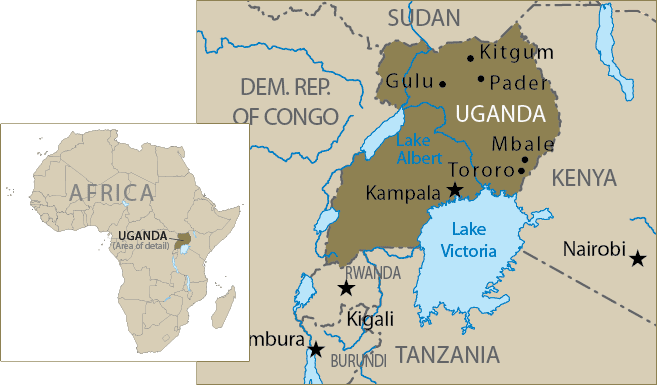 Uganda and neighboring countries