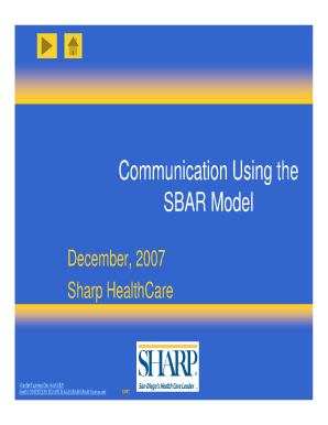 Client communication log template - communication using the sbar model december 2007 form